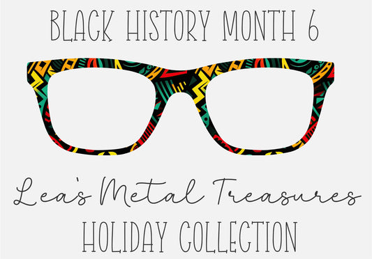 Black History Month 6 Eyewear Toppers COMES WITH MAGNETS