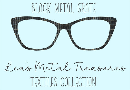 Black Metal Grate • Magnetic Eyeglasses Toppers