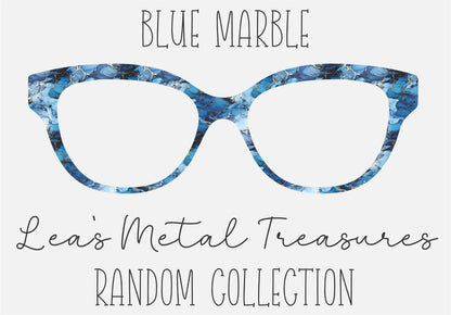 Blue Marble Frame Toppers Tort Style