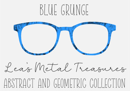 BLUE GRUNGE Eyewear Frame Toppers COMES WITH MAGNETS