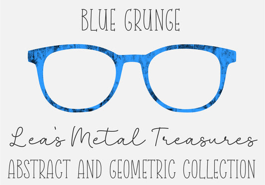 BLUE GRUNGE Eyewear Frame Toppers COMES WITH MAGNETS