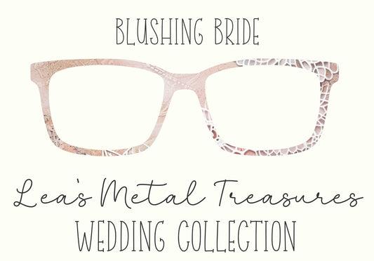 Blushing Bride Eyewear Frame Toppers COMES WITH MAGNETS