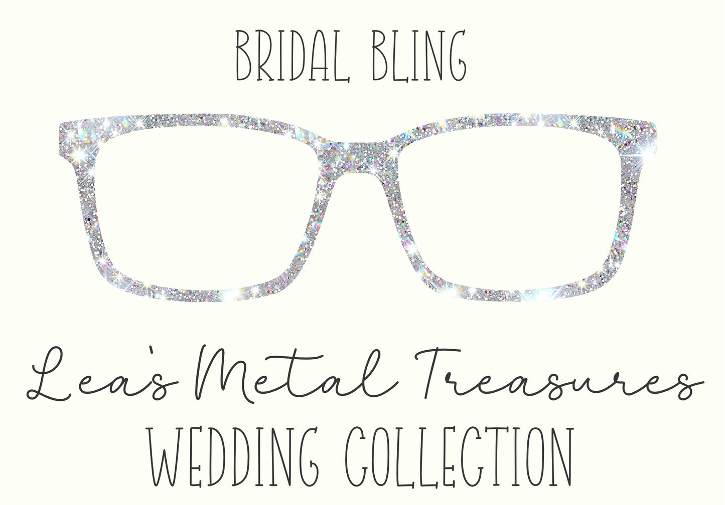 Bridal Bling Eyewear Frame Toppers COMES WITH MAGNETS