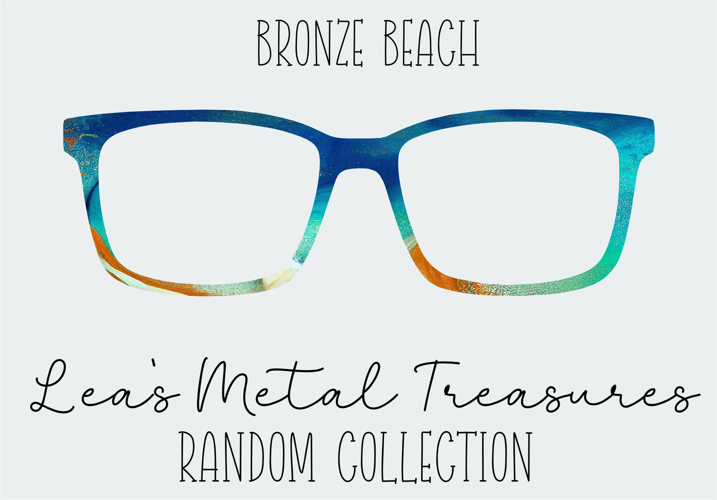 Bronze Beach Eyewear Frame Toppers