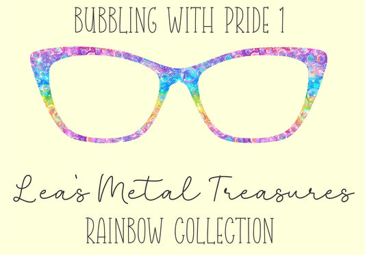 Bubbling with Pride 1 Eyewear Frame Toppers