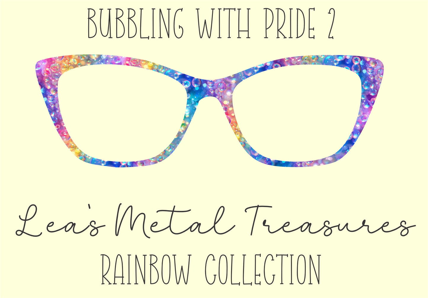 Bubbling with Pride 2 Eyewear Frame Toppers