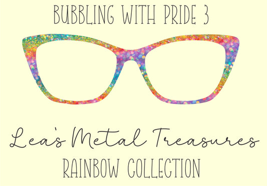 Bubbling with Pride 3 Eyewear Frame Toppers