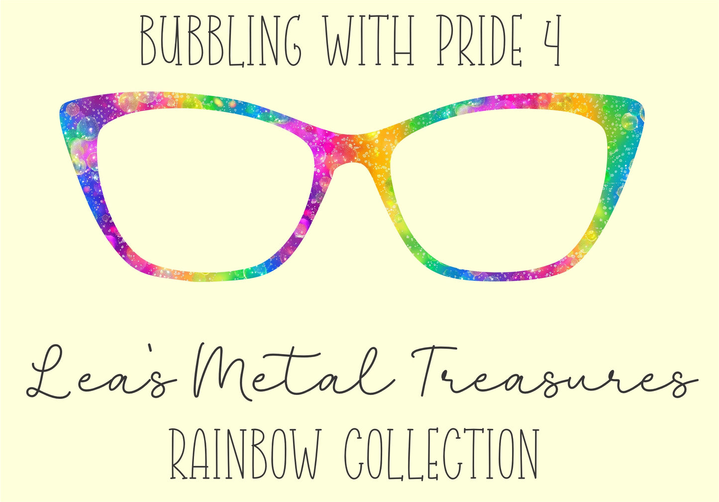 Bubbling with Pride 4 Eyewear Frame Toppers