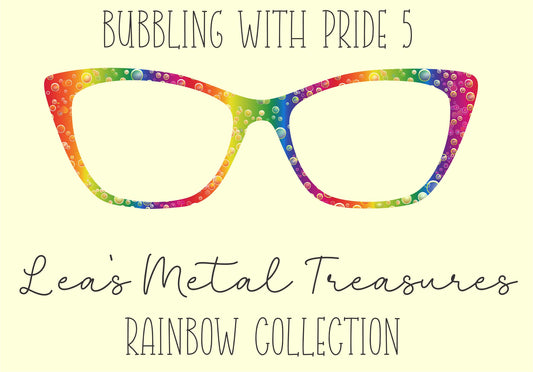 Bubbling with Pride 5 Eyewear Frame Toppers