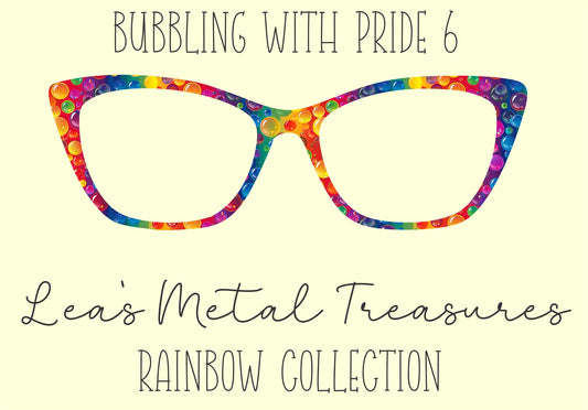 Bubbling with Pride 6 Eyewear Frame Toppers