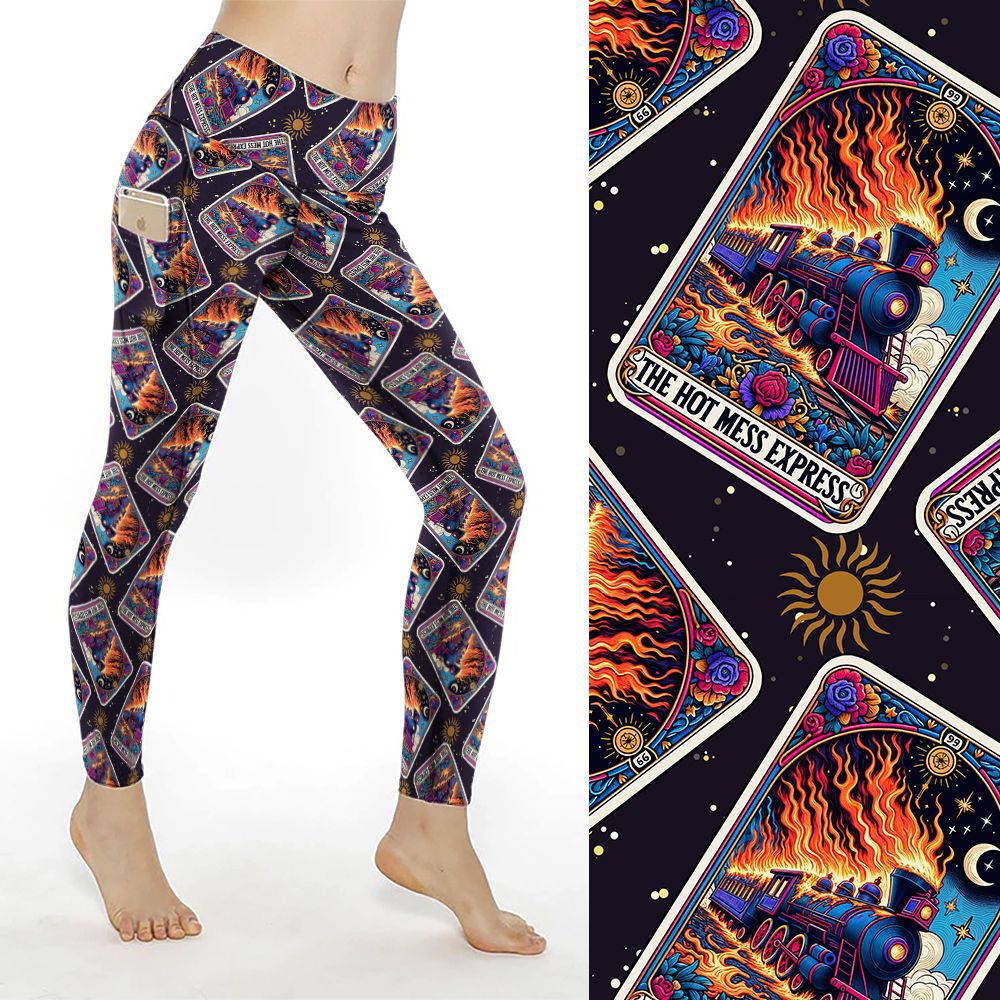 Hot Mess Express Women's Pocket Leggings