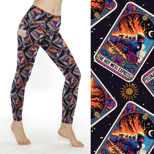 Hot Mess Express Women's Pocket Leggings