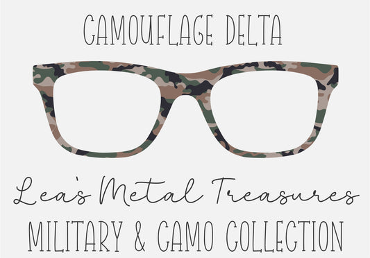 CAMOUFLAGE DELTA Eyewear Frame Toppers COMES WITH MAGNETS