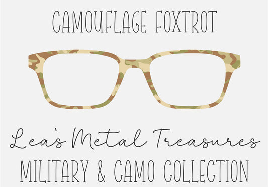 CAMOUFLAGE FOXTROT Eyewear Frame Toppers COMES WITH MAGNETS
