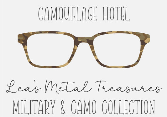CAMOUFLAGE HOTEL Eyewear Frame Toppers COMES WITH MAGNETS