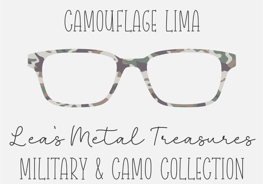 CAMOUFLAGE LIMA Eyewear Frame Toppers COMES WITH MAGNETS