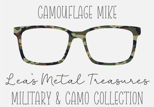 CAMOUFLAGE MIKE Eyewear Frame Toppers COMES WITH MAGNETS