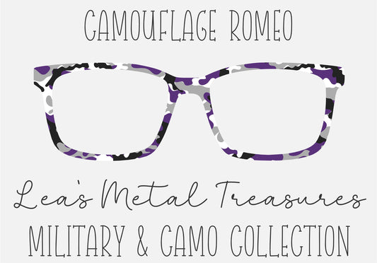 CAMOUFLAGE ROMEO Eyewear Frame Toppers COMES WITH MAGNETS