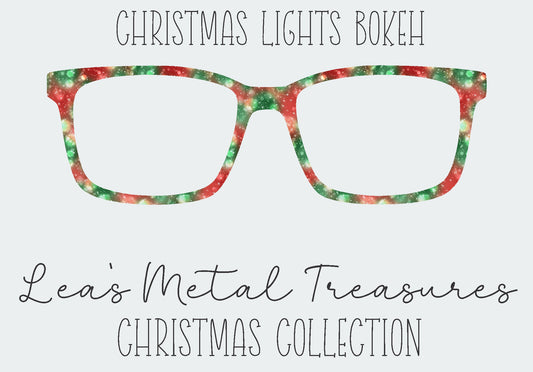 Christmas Lights Bokeh Eyewear Frame Toppers