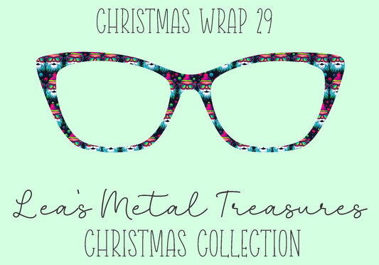 Christmas Wrap 29 Eyewear Frame Toppers