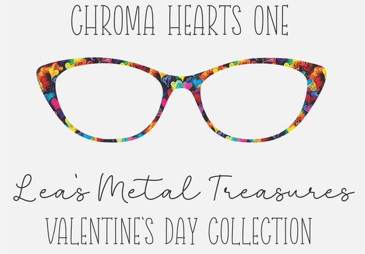 Chroma Hearts One Eyewear Printed Magnetic Eyeglasses Topper