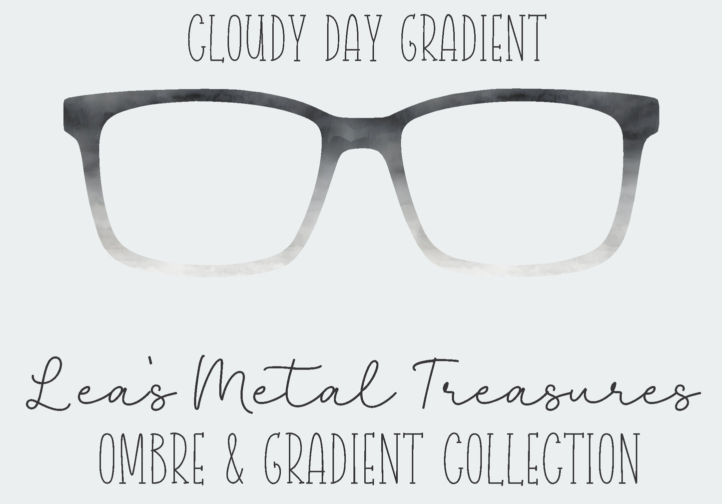 Cloudy Day Gradient Eyewear Frame Toppers