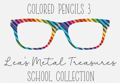 Colored Pencils 3 Eyewear Frame Toppers COMES WITH MAGNETS