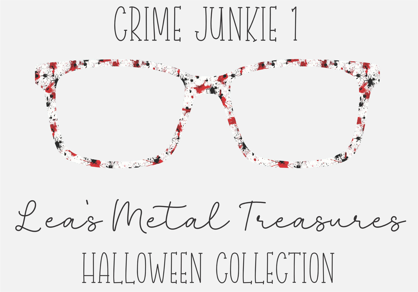 Crime Junkie 1 Eyewear Frame Toppers COMES WITH MAGNETS