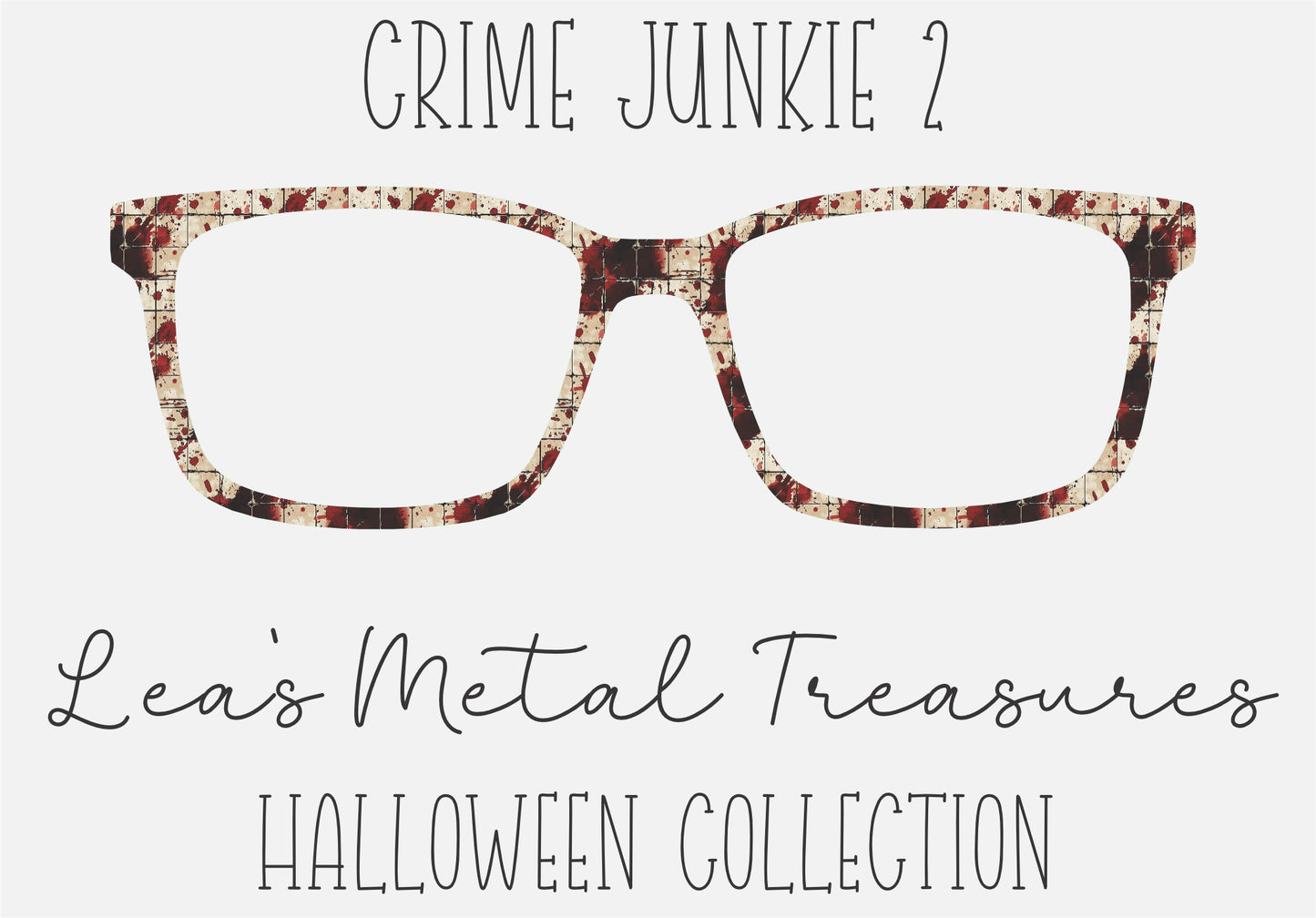 Crime Junkie 2 Eyewear Frame Toppers COMES WITH MAGNETS