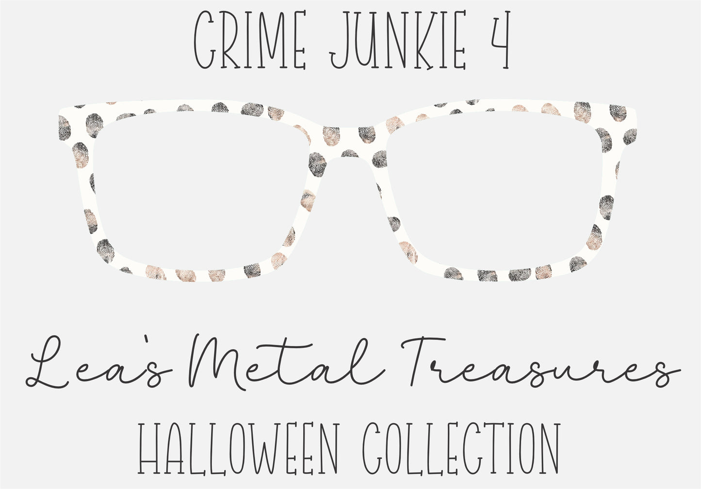 Crime Junkie 4 Eyewear Frame Toppers COMES WITH MAGNETS