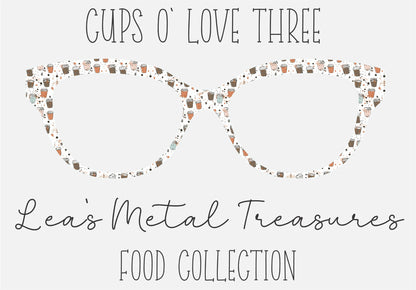 Cups O Love Three Eyewear Frame Toppers COMES WITH MAGNETS