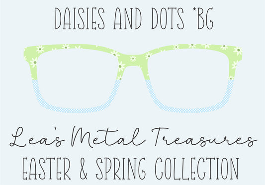 DAISIES AND DOTS BG Eyewear Frame Toppers COMES WITH MAGNETS