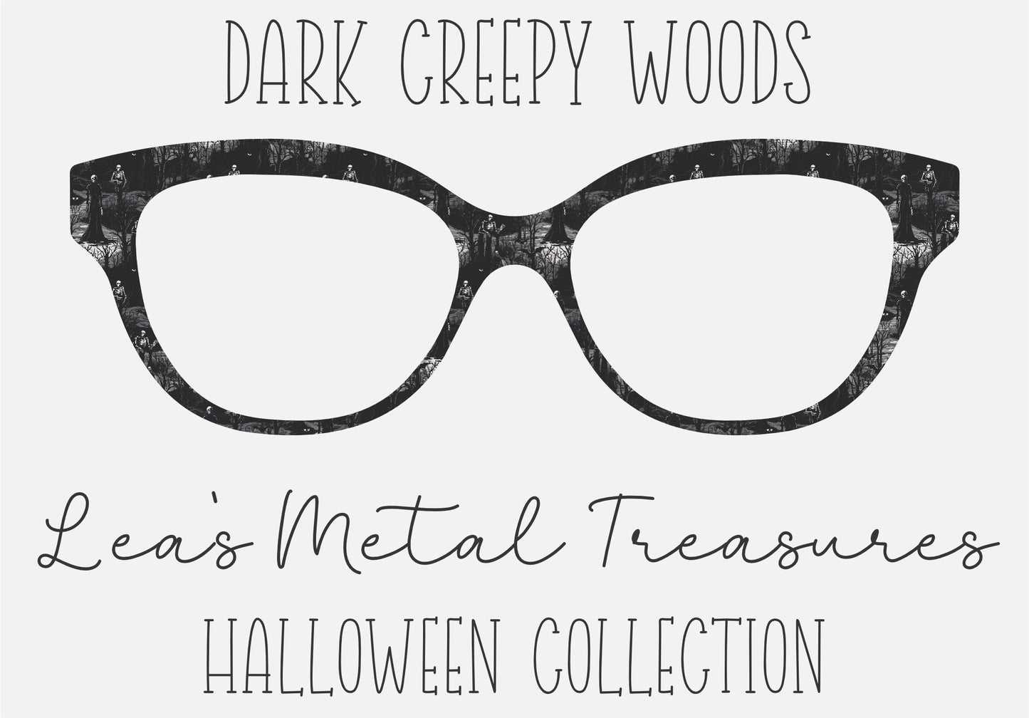 Dark Creepy Woods Eyewear Frame Toppers COMES WITH MAGNETS