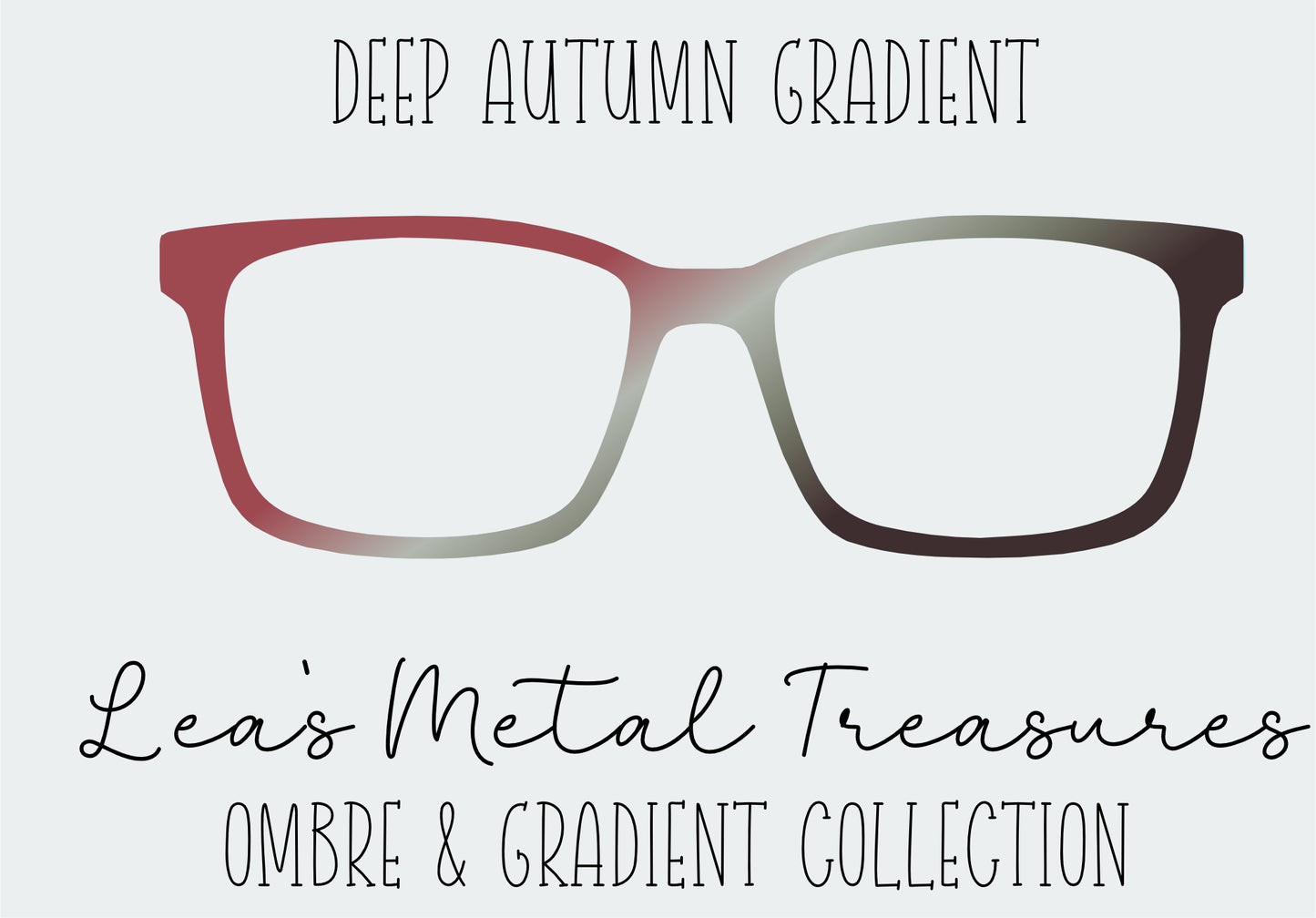 Deep Autumn Gradient Eyewear Frame Topper