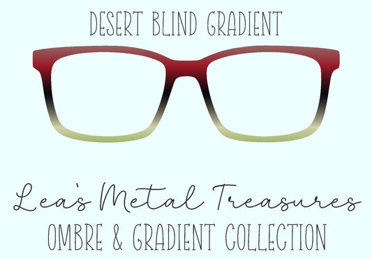Desert Blind Gradient Eyewear Frame Toppers