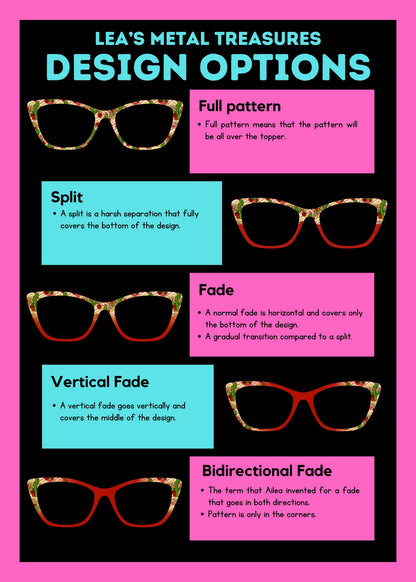 GROUP EXCLUSIVE #810 Eyewear Frame Toppers