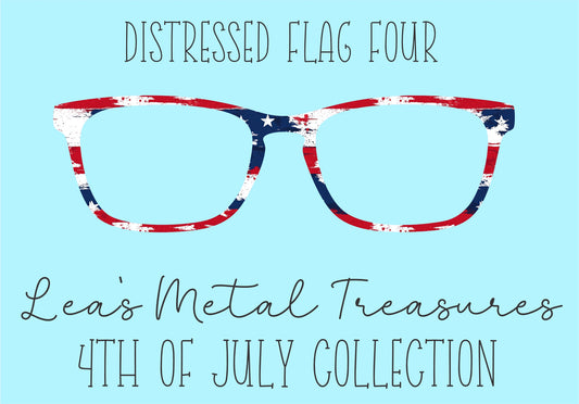 Distressed Flags 4 Eyewear Frame Toppers