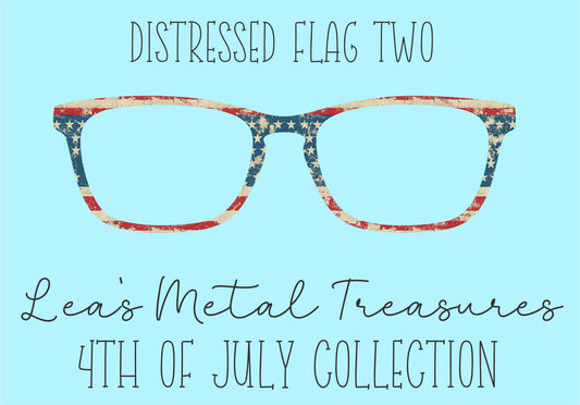 Distressed Flags 2 Eyewear Frame Toppers