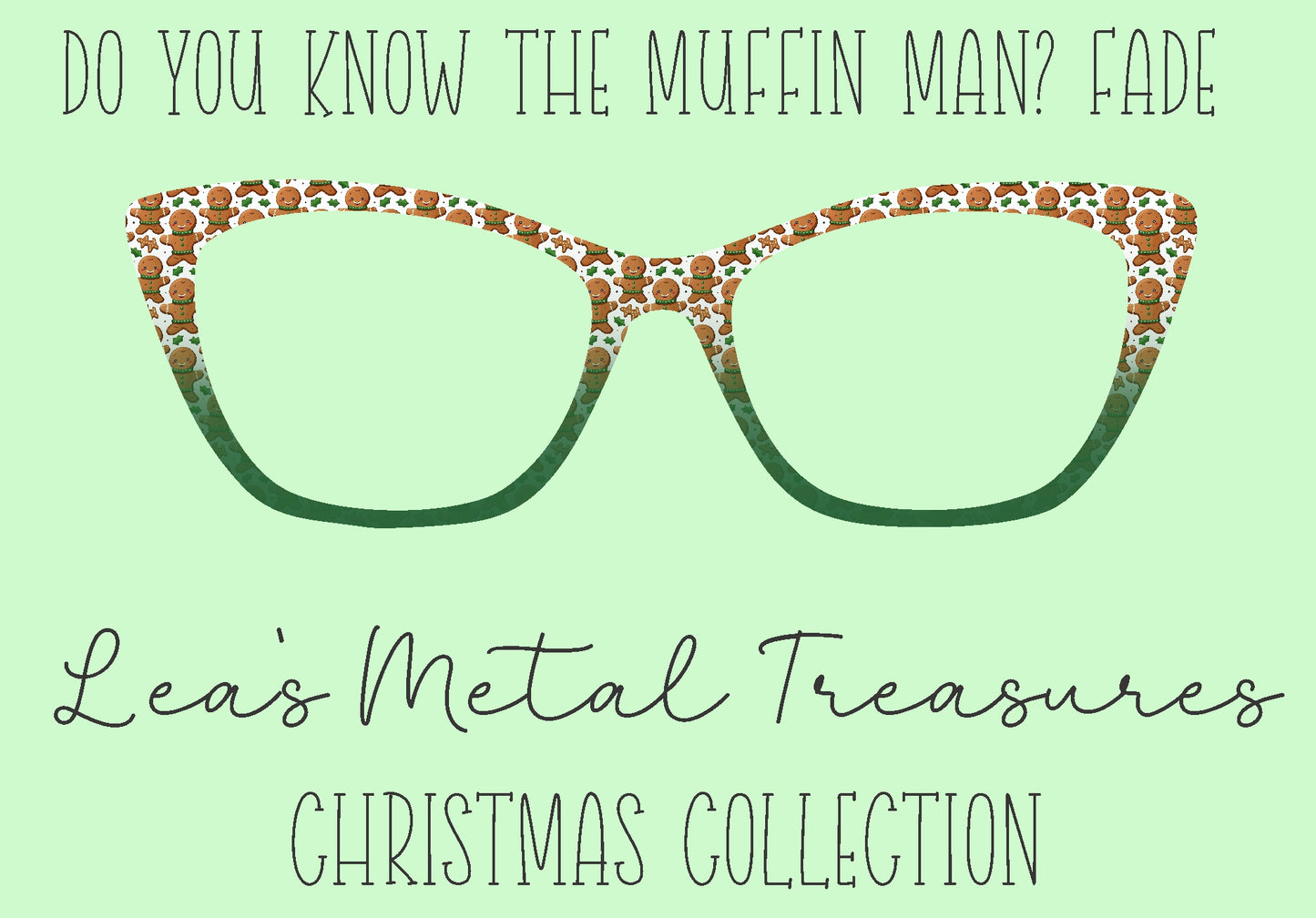 Do You Know The Muffin Man Fade Eyewear Frame Toppers