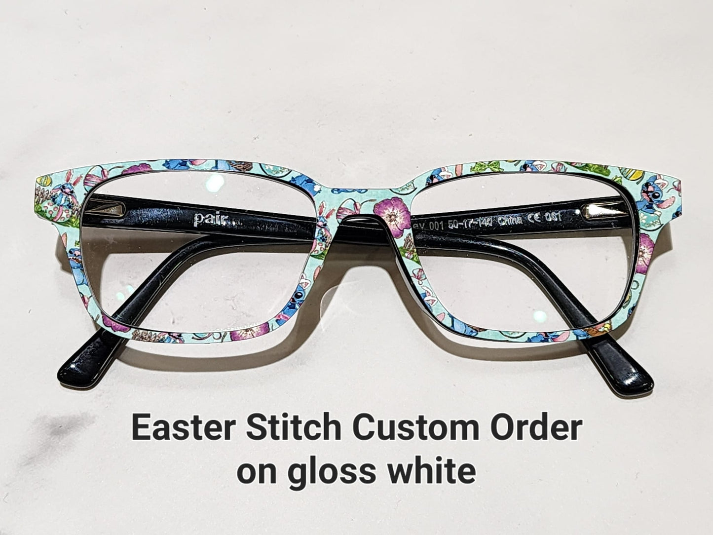 EASTER STITCH  Eyewear Frame Toppers COMES WITH MAGNETS