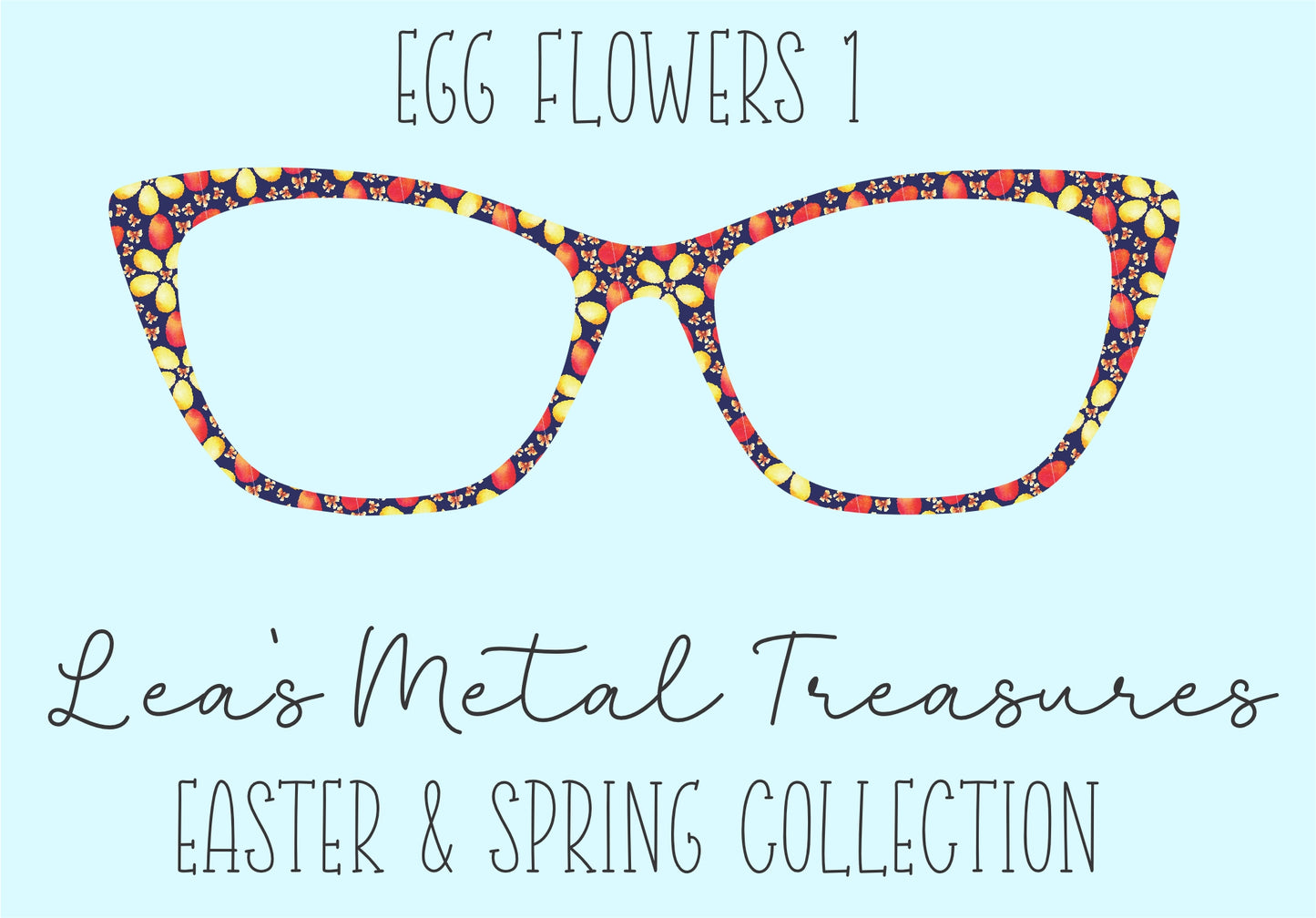 Egg Flowers 1 • Magnetic Eyeglasses Toppers