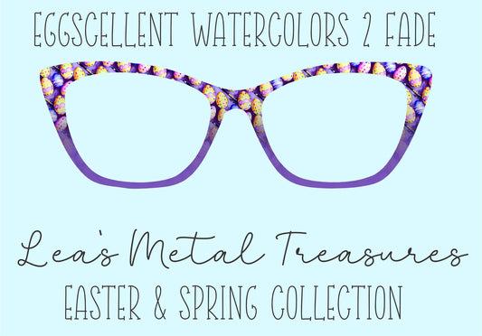 Eggscellent Watercolors 2 Fade • Magnetic Eyeglasses Toppers