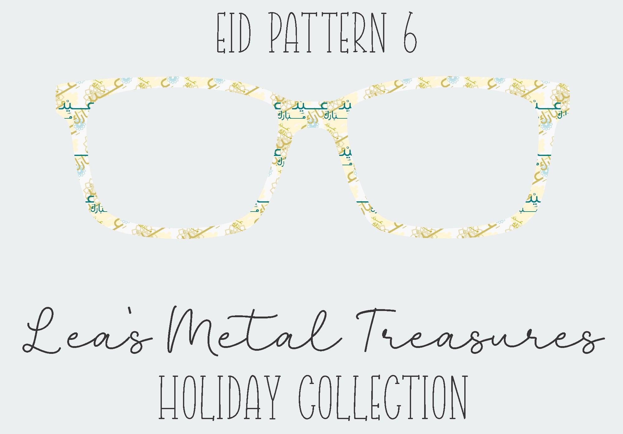 EID Pattern 6 Eyewear Frame Toppers – Twinkle Twinkle Tees