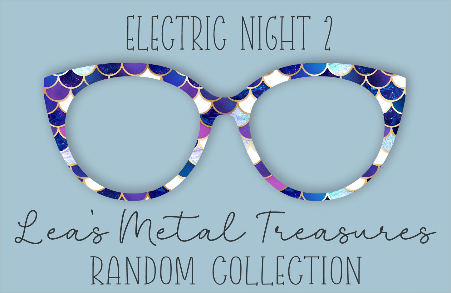 Electric Night 2 • Magnetic Eyeglasses Toppers