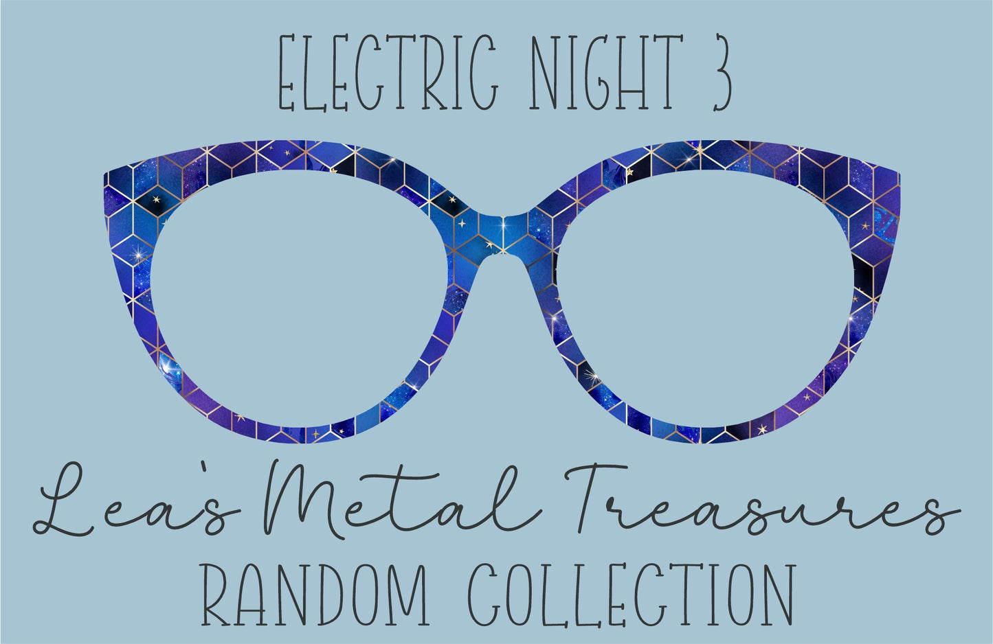 Electric Night 3 • Magnetic Eyeglasses Toppers