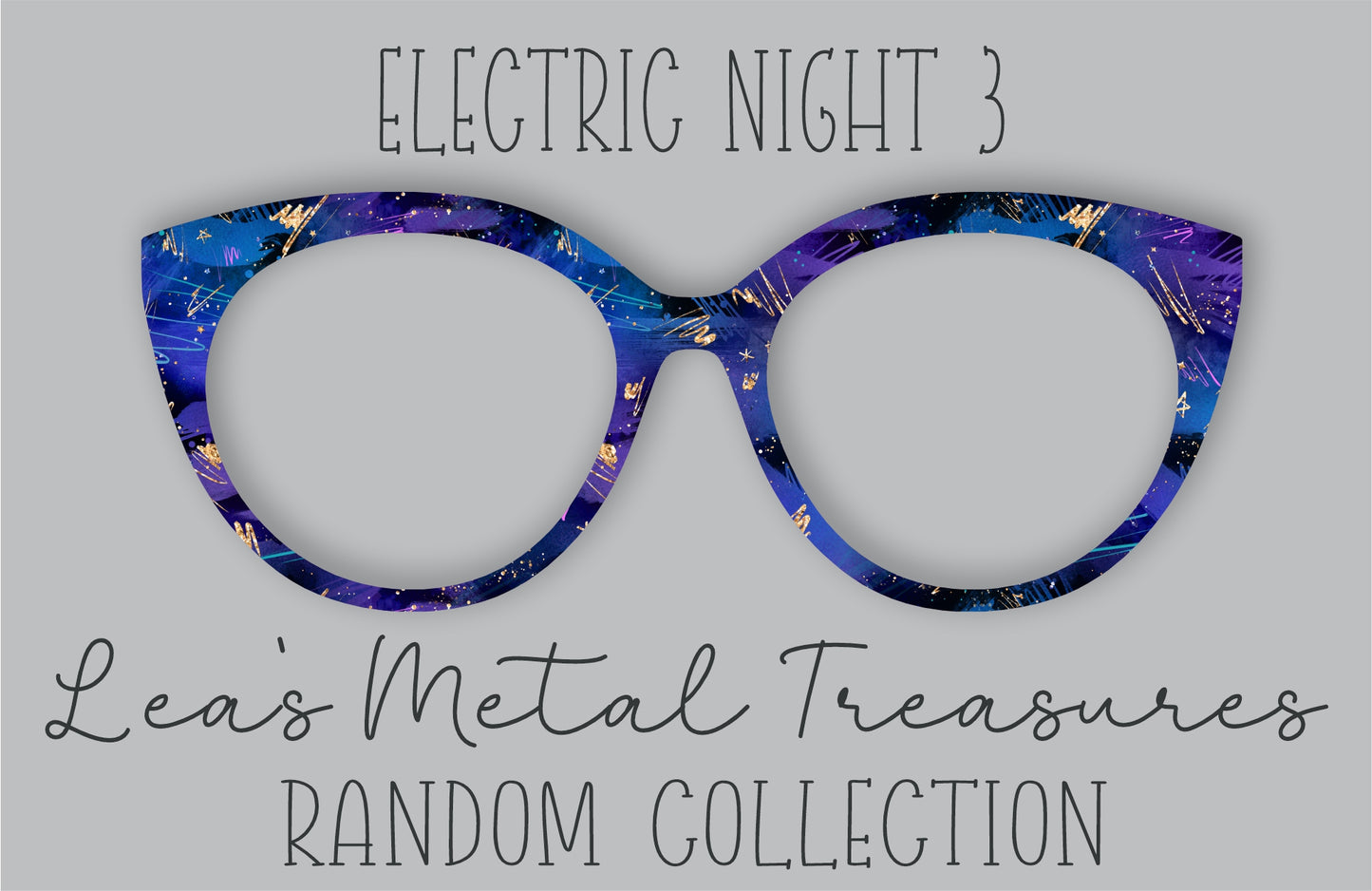 Electric Night 4 • Magnetic Eyeglasses Toppers