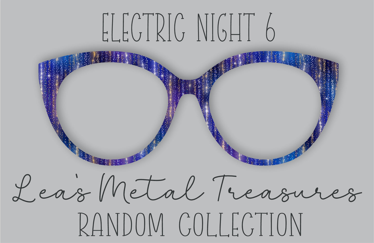 Electric Night 6 • Magnetic Eyeglasses Toppers