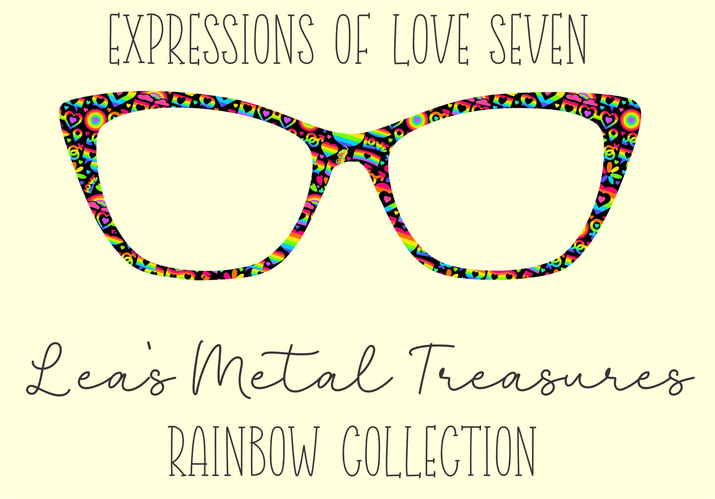 Expressions of Love 7 Eyewear Frame Toppers