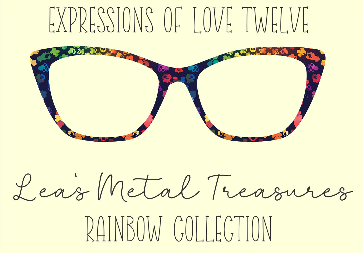 Expressions of Love 12 Eyewear Frame Toppers