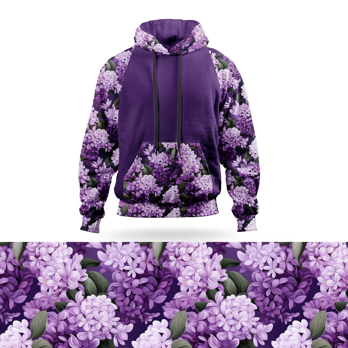 Lovely Lilacs Pullover Hoodie